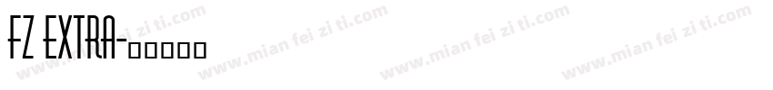 fz extra字体转换